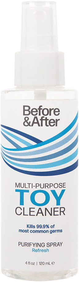 Before & After Spray Toy Cleaner 4oz adult wellness product, body-safe and beginner friendly