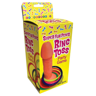 Colorful Candyprints Super Fun Ring Toss Game, a novelty outdoor toy with rings and targets for kids and family play.