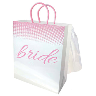 LITTLE GENIE Bride Veil Gift Bag for wedding accessories, featuring elegant design and secure closure for bridal gift packaging.