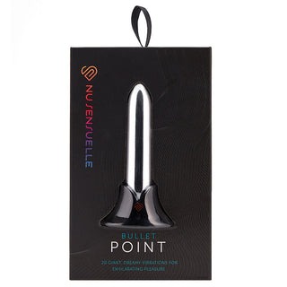 Sensuelle Point Rechargeable Bullet-Silver - The Essence of Desire