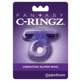 Fantasy C-Ringz Vibrating Super Ring-Purple - The Essence of Desire