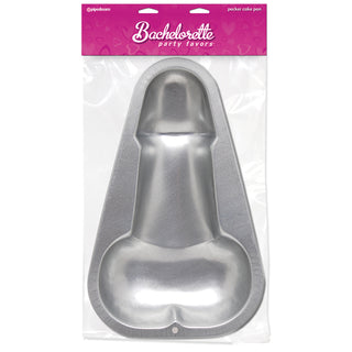 Pipedream Bachelorette Party Pecker Cake Pan, 10x6 inches, novelty baking mold for fun celebration cakes.