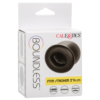 Boundless FTM Stroker 2-inch gender affirmation sex toy by CAL EXOTICS, textured interior for realistic sensation.