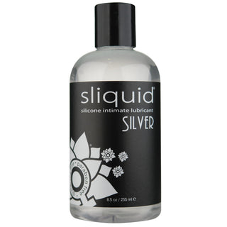 Sliquid Silver Enhanced Silicone Lube 8.5oz - The Essence of Desire
