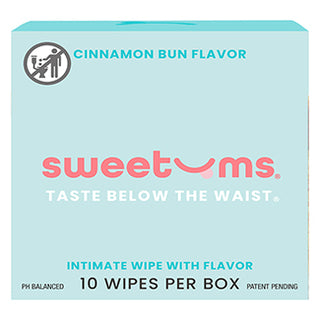 Sweetums Flavored Wipes-Cinnamon Bun - The Essence of Desire