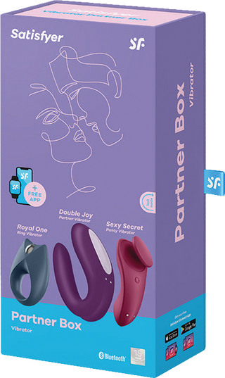 Partner Box 3 (Sexy Secret + Double Joy + Royal One) adult wellness product, body-safe and beginner friendly