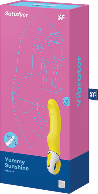 Satisfyer Vibes Yummy Sunshine-Yellow adult wellness product, body-safe and beginner friendly