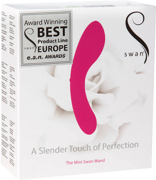 The Mini Swan Wand-Pink adult wellness product, body-safe and beginner friendly