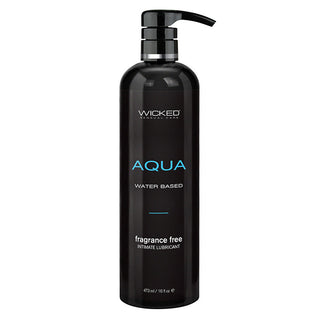 Wicked Aqua Lubricant 16oz - The Essence of Desire